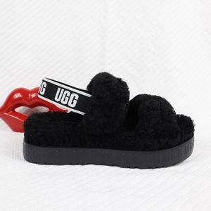 NWT Black Fluffita Slide Sandal by Ugg